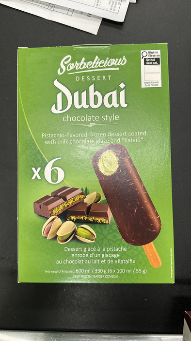 DUBAI MILK CHOCOLATE 9 X 6-PK