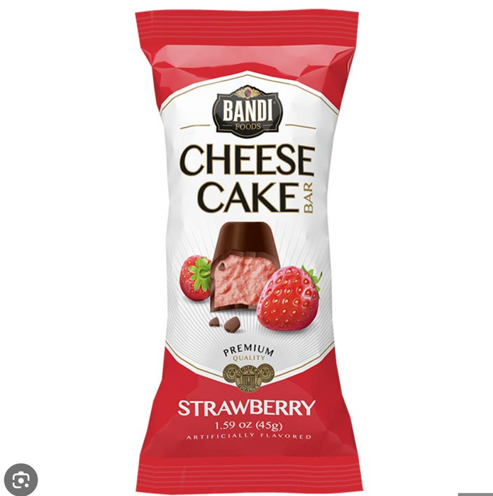 BANDI SWEET CURD STRAWBERRY SNACK 128PS X 45G
