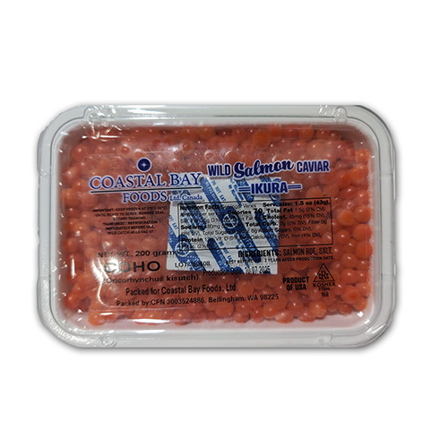 SALMON KING ROE CAVIAR 48PS X 200G/BOX