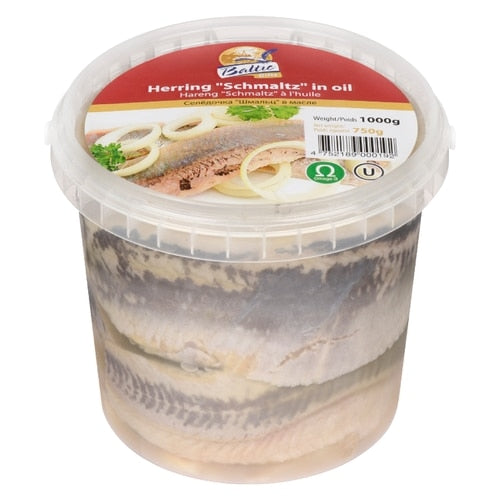 BALTIC GIFTS - HERRING SCHMALTZ IN OIL 6PS X 1000G