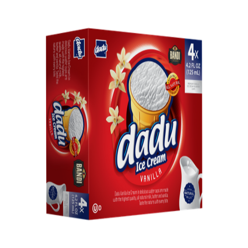 DADU VANILLA 4-PK 6PK X 500ML