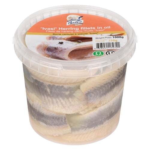 BALTIC GIFTS - HERRING FILLET IVASI 6PS X 1000G